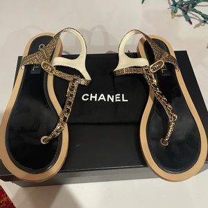 Chanel Tong Sandals